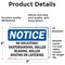 Signmission No Soliciting Skateboarding Roller Blading OSHA Notice Sign, Vinyl Decal, 7in W x 5in L, 2PK OS-2PACK-NS-D-57-L-14845 - alternate 2